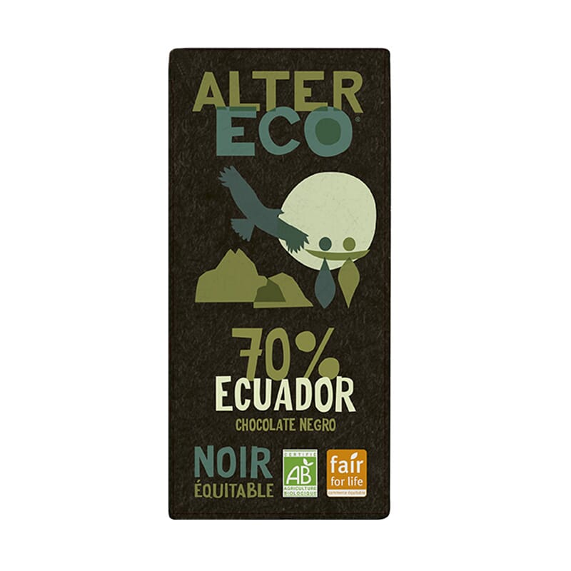 Donkere Chocolade Ecuador 70% Bio 100g