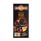 Bio-Schwarze Schokolade mit Orange 100g von Altereco