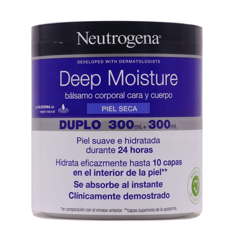 Deep Moisture Bálsamo Corporal Cara Y Cuerpo 300 ml 2 Uds