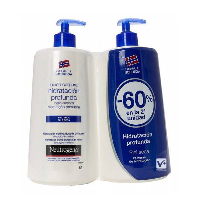 Deep Moisture Loción Corporal Piel Seca 750 ml 2 Uds