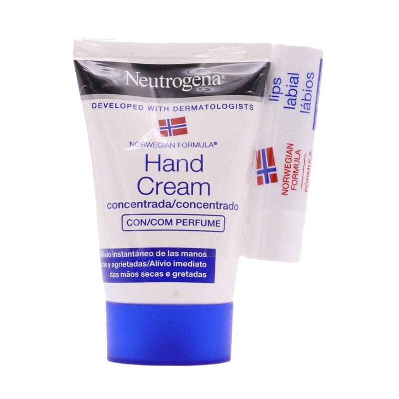 Pack Creme De Mão Com Perfume 50 ml + Stick Labial