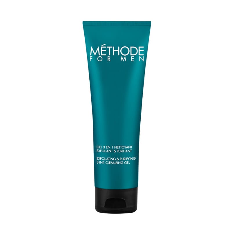 Méthode For Men Gel 3En1 Nettoyant Exfoliant&Purifiant 125 ml