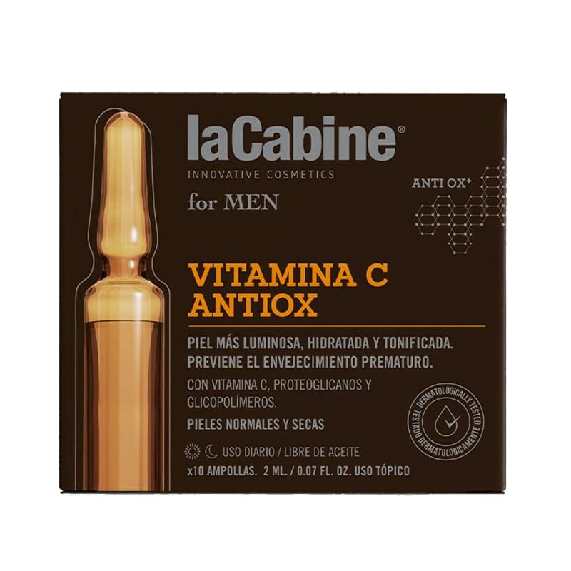 La Cabine For Men Ampollas Vitamina C Antiox 2 ml 10 Uds