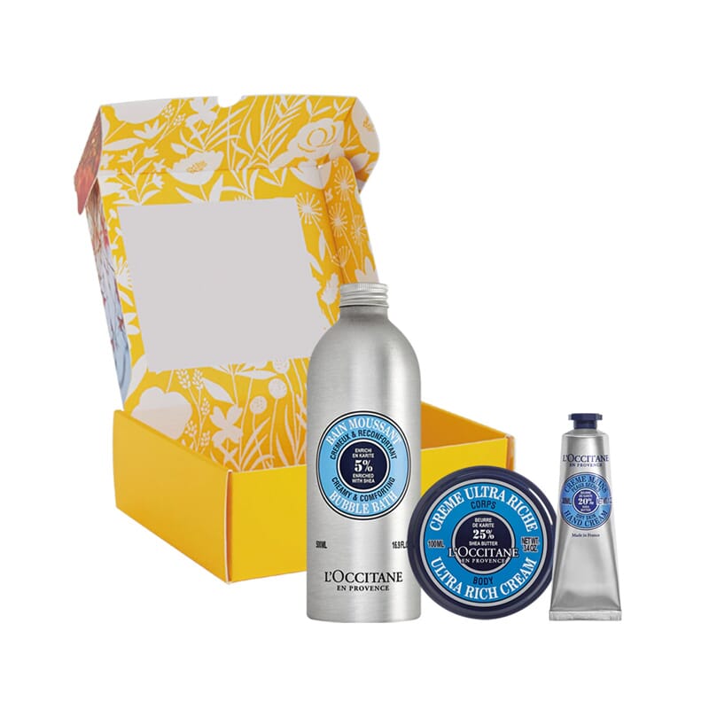 Bienestar Karité Lote Baño Espumoso + Crema Cuerpo + Crema Manos