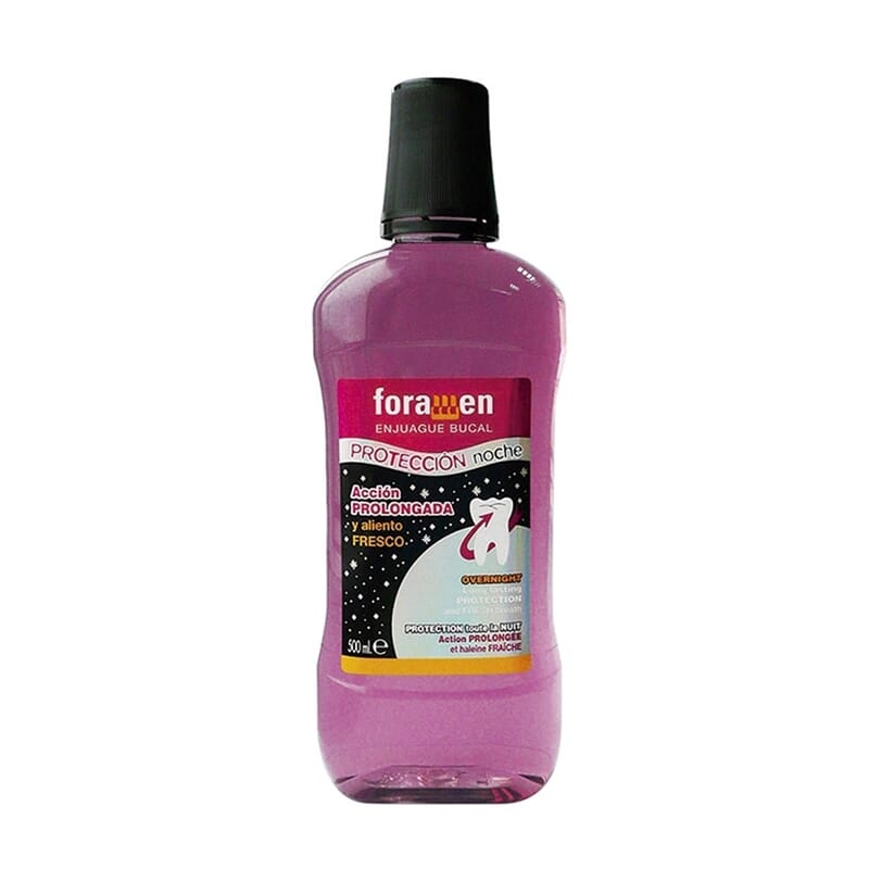 Enjuague Bucal Protección Noche Aliento Fresco 500 ml