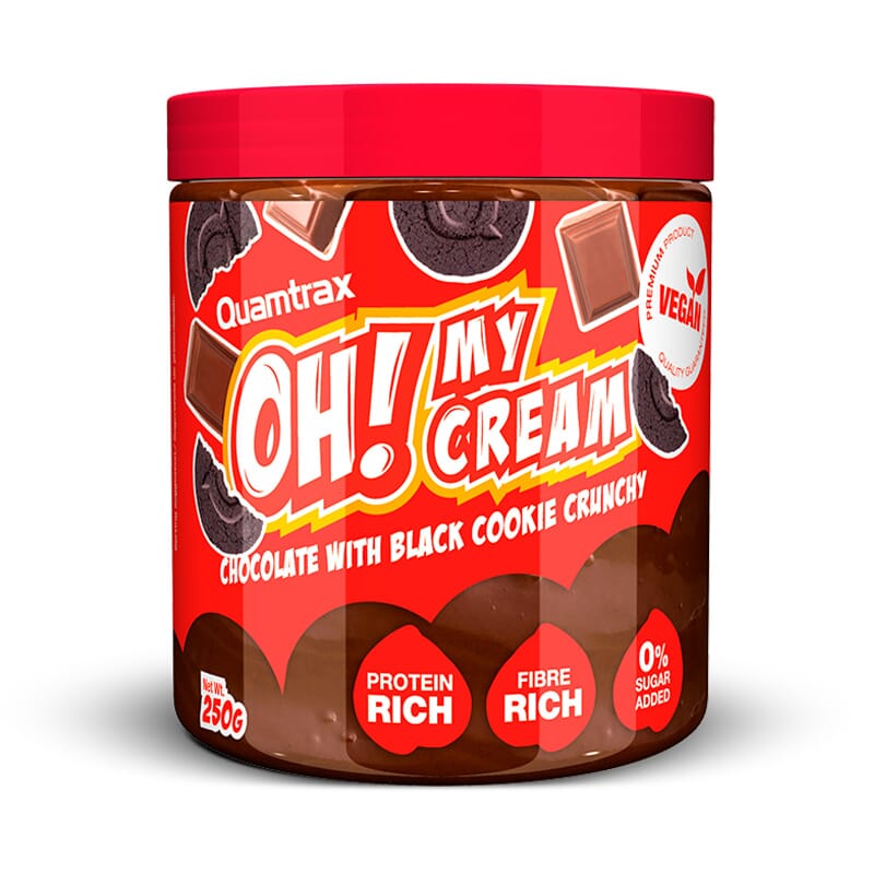 OH! My Cream Chocolate With Black Cookie Crunchy 250g