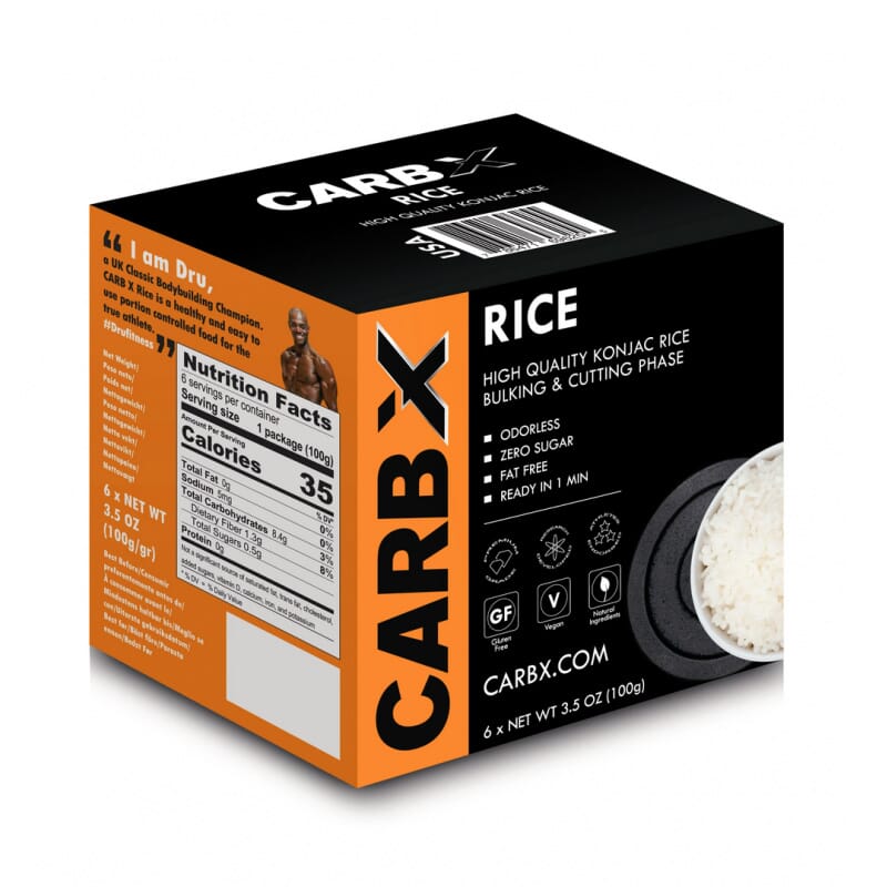 Carbx Konjac Pasta Rice 100g 6 Uds