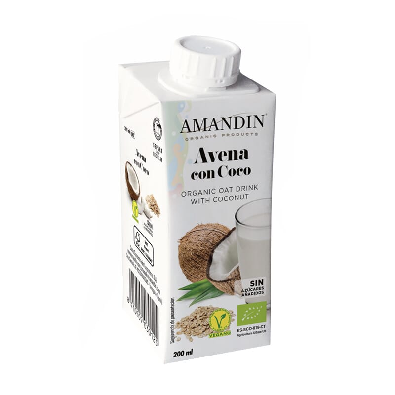 Bebida De Avena Con Coco Ecológica 200 ml