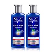 Shampooing Anti-Chute et Anti-Pelliculaire 2 Unités 300 ml de Natur Vital