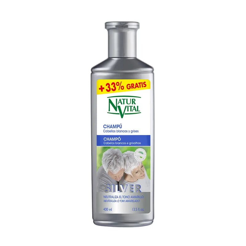 Champú Silver Cabello Blanco Y Gris 400 ml