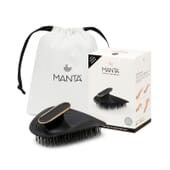 Healthy Hair Brush Ultra Gentle #Black-Gold de Manta