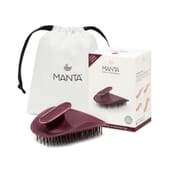 Healthy Hair Brush Ultra Gentle #Burgundy-Rose Gold di Manta