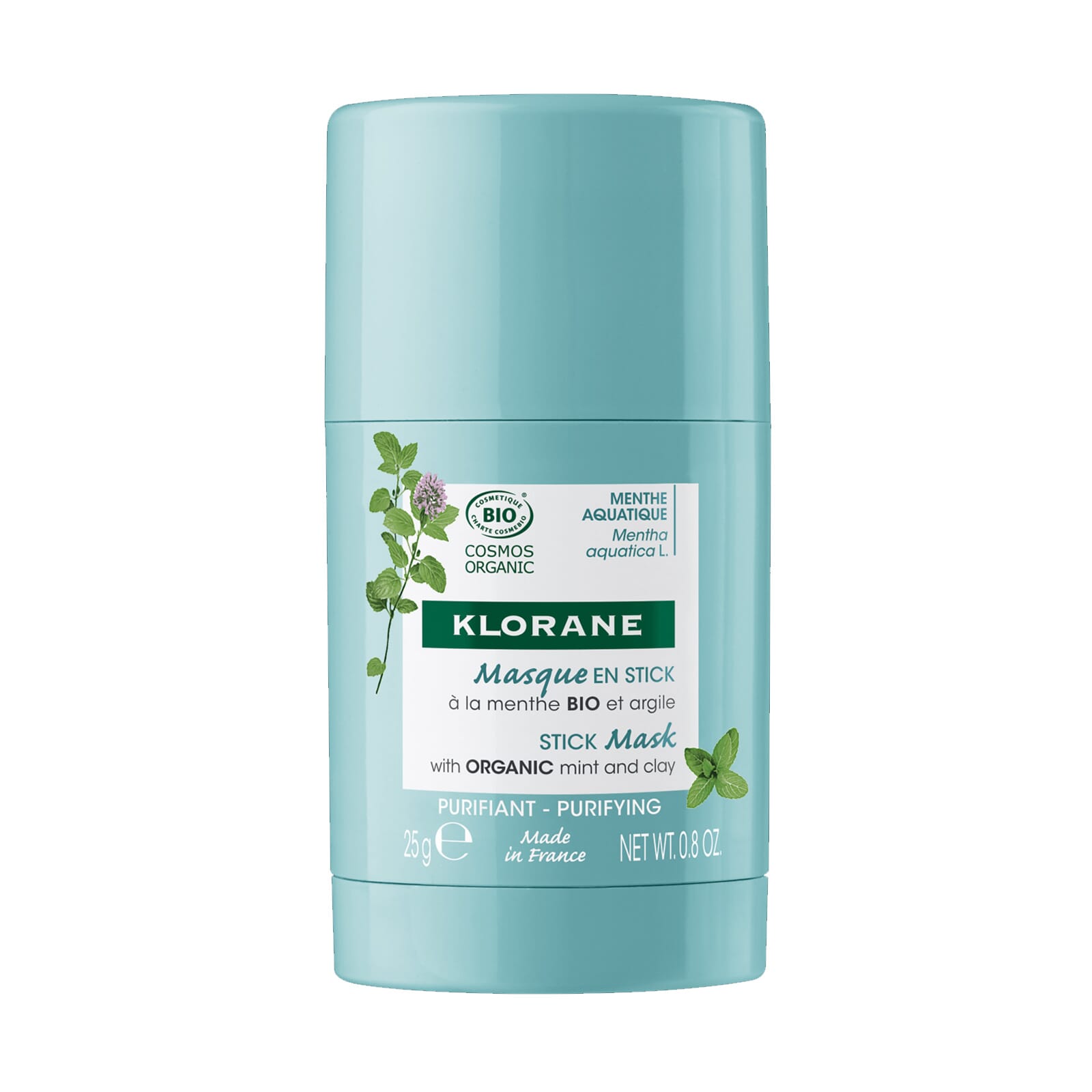 Mascarilla Purificante  En Stick A La Menta Bio 25g