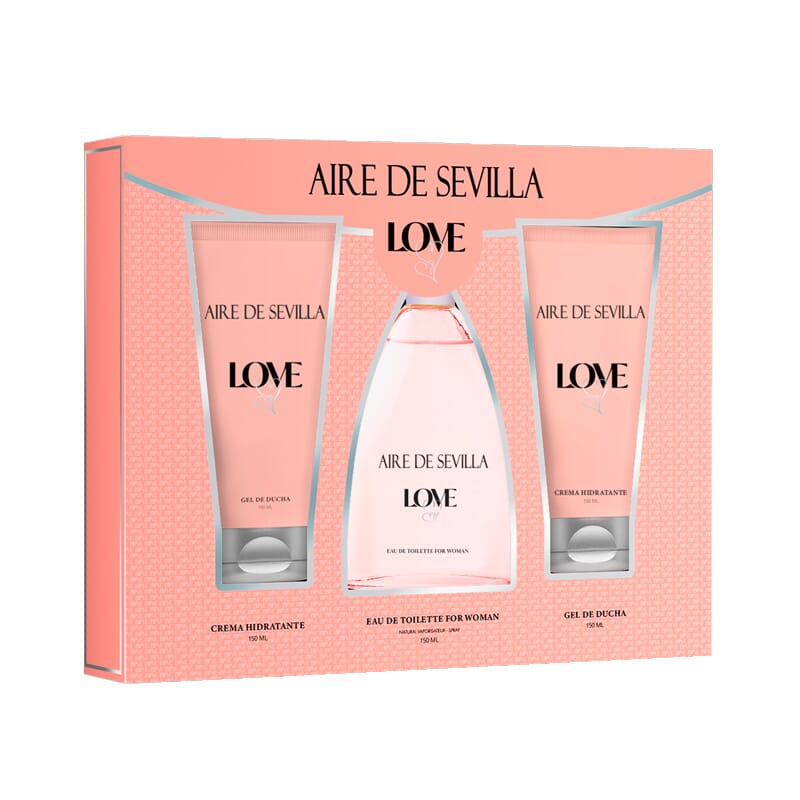 Aire De Sevilla Love Lote EDT 150 ml + Crema 150 ml + Gel 150 ml