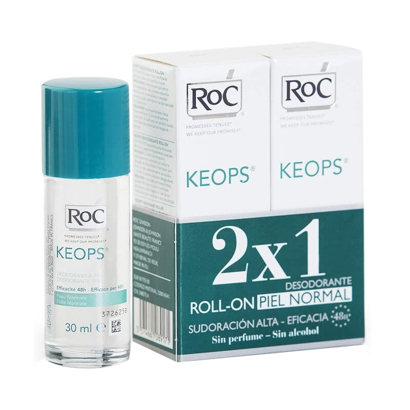 Keops Desodorante Roll On 2 Uds 30 ml