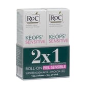 Keops Desodorante Roll-On Piel Sensible 2 Uds 30 ml de Roc