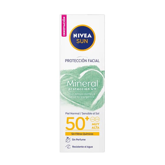 Sun Crema UV Viso Mineral SPF 50+ 50 ml di Nivea