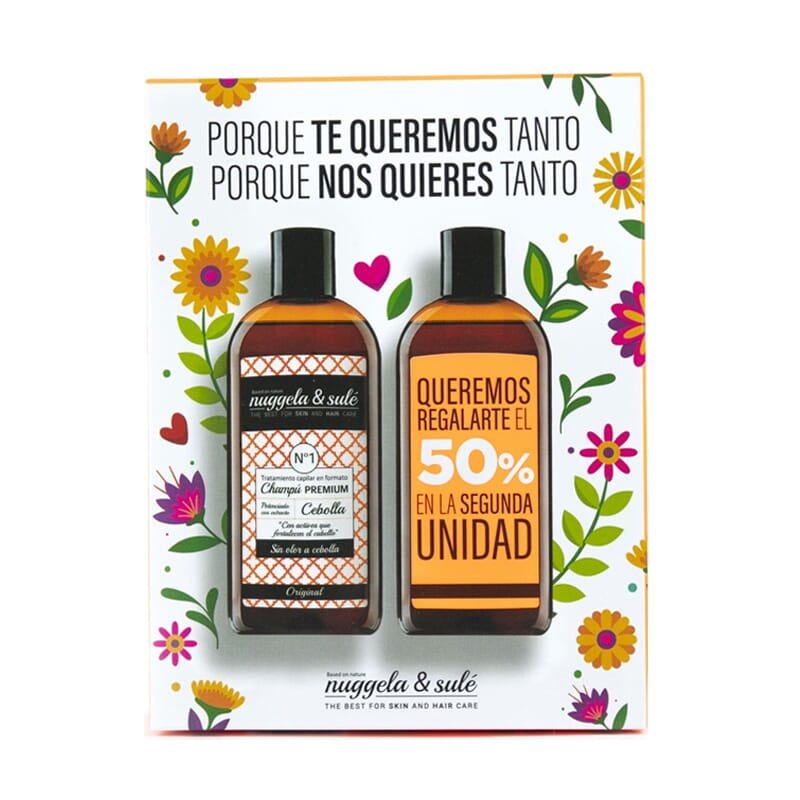 Premium Champú Extracto Cebolla 250 ml 2 Uds