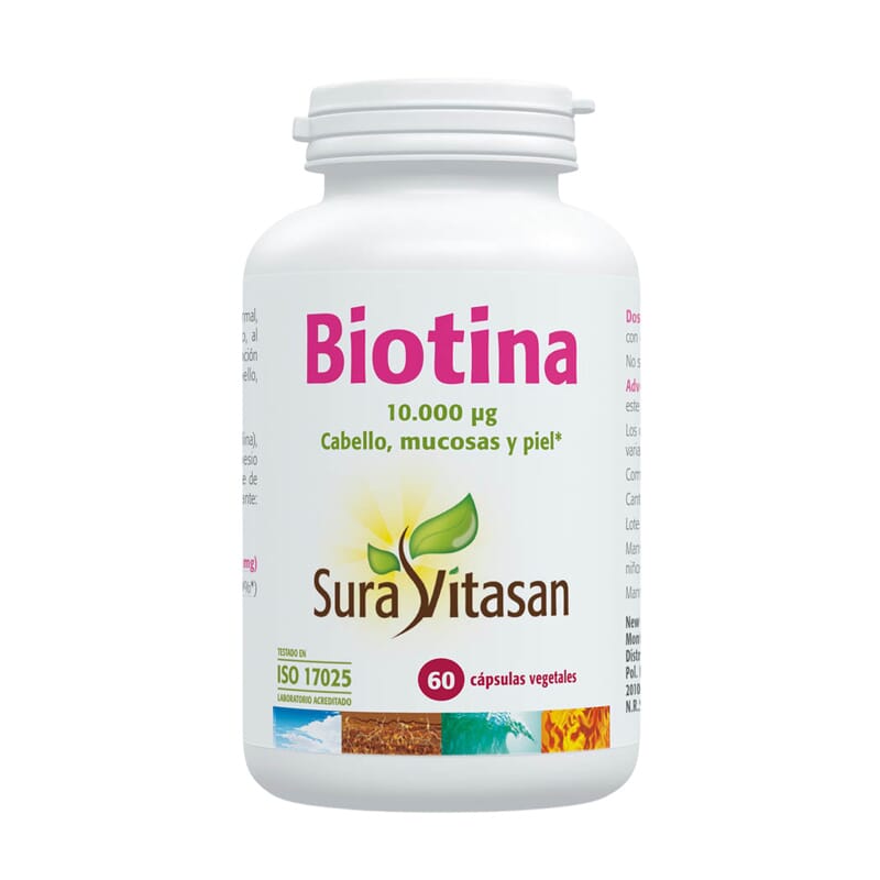 Biotina 10000 ug 60 Caps