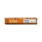 Barre avec Morceaux d’Amandes et d’Orange Bio 35g de Vivani