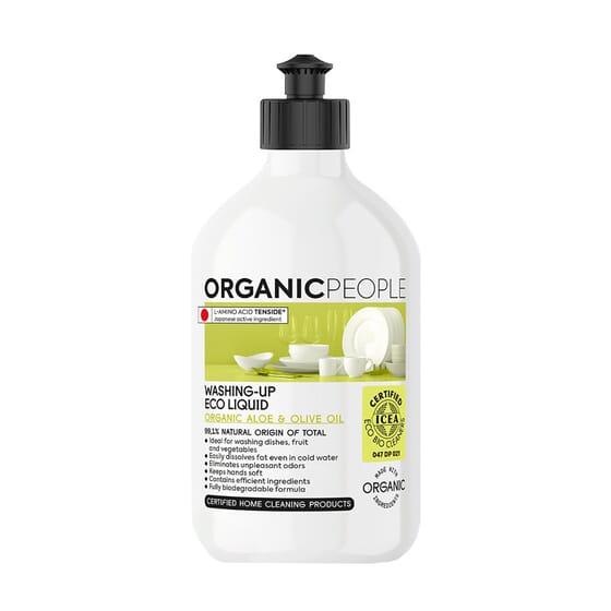 Geschirrspülmittel Aloe & Olivenöl Bio 500 ml von Organicpeople