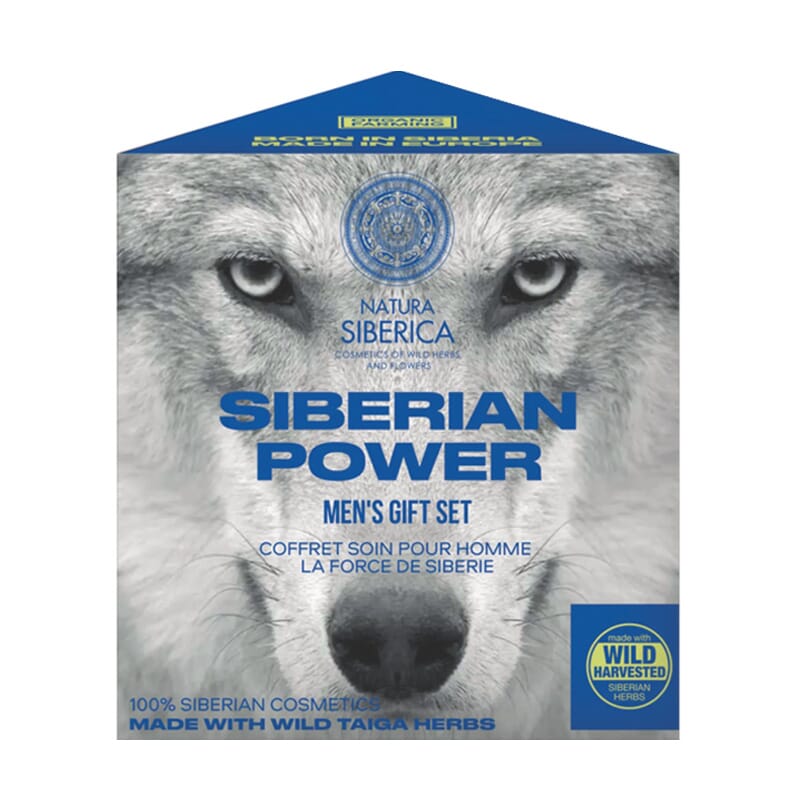 Set Siberian Power Men Gezichtsgel 150 ml + Gezichtscrème 80 ml