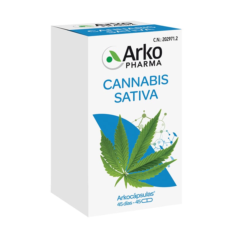 Arkocápsulas Cannabis Sativa 500 mg 45 Caps