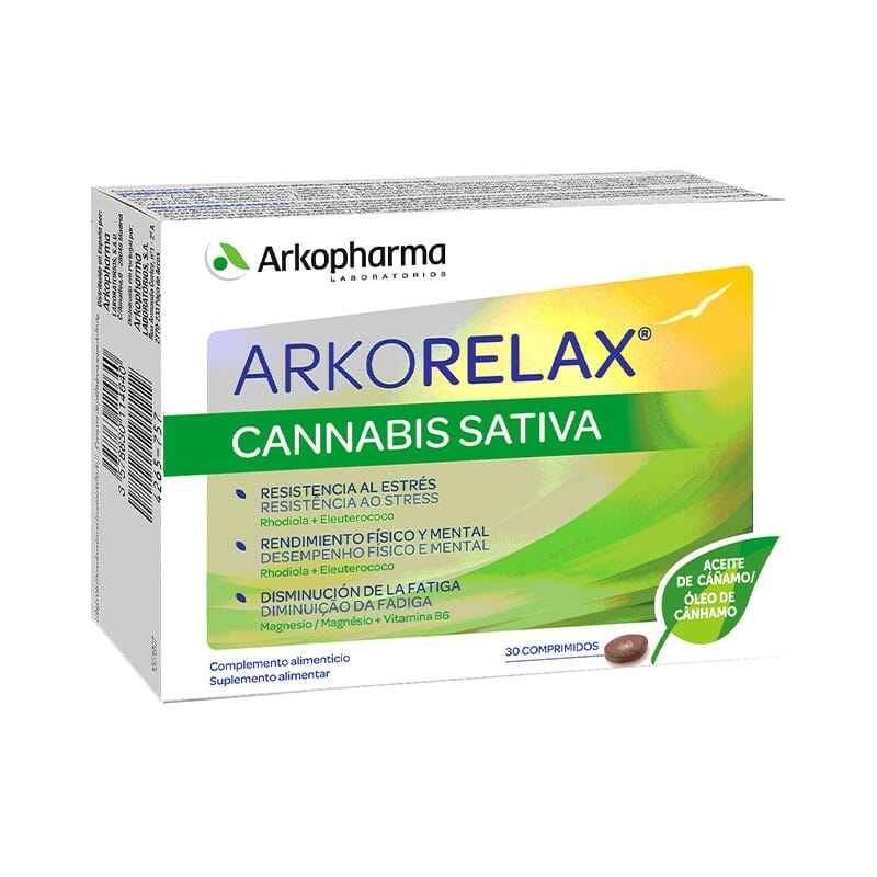 Arkorelax Cannabis Sativa 30 Tabs