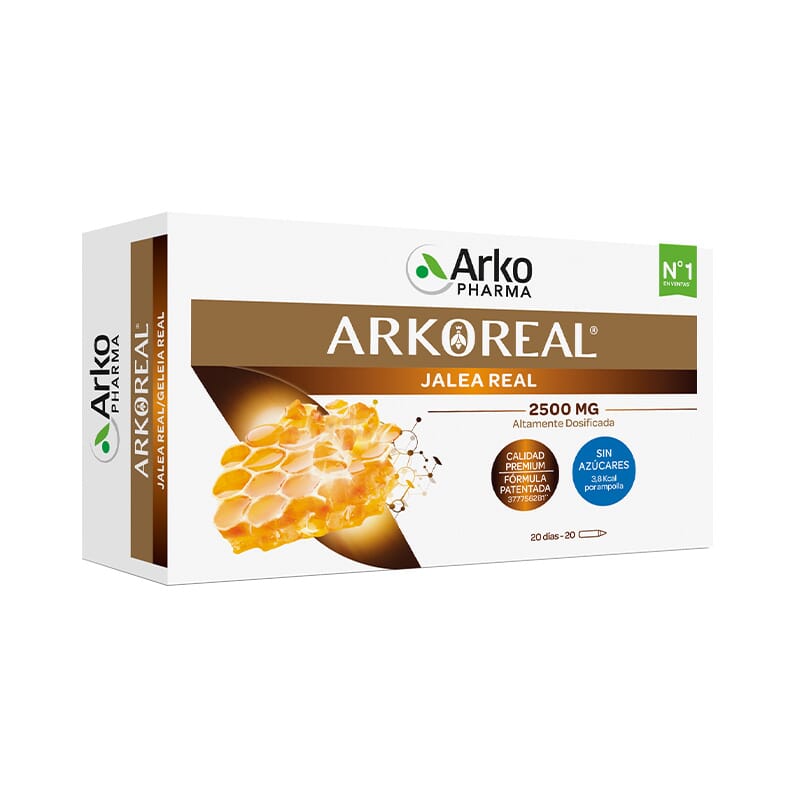 Arkoreal Jalea Real Fresca 2500 mg Zonder suikers 15 ml 20 Ampullen