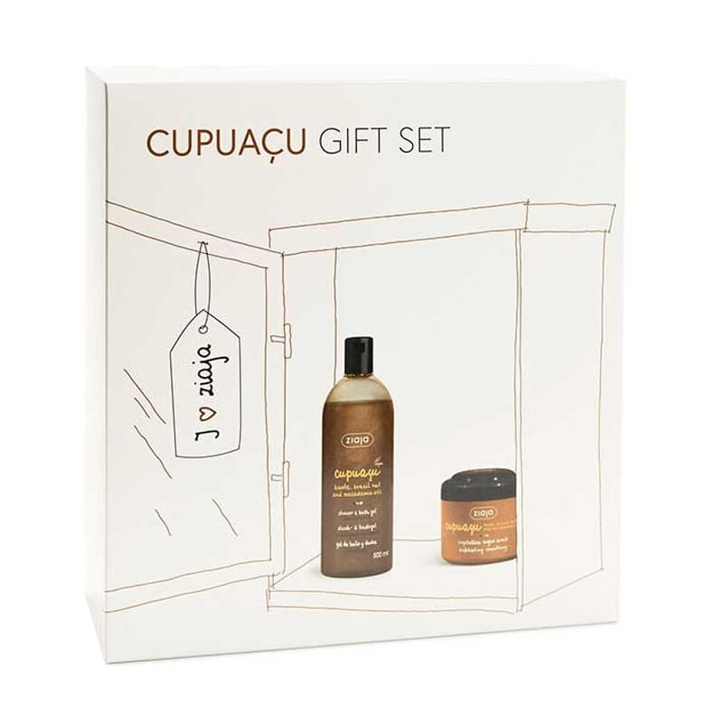 Cupuazú Set Gel De Baño 500 ml + Exfoliante 200 ml