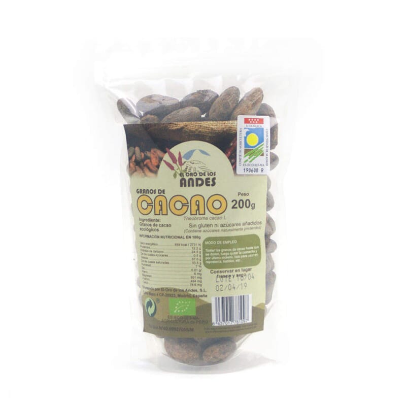 Cacao Criollo En Grano 200g