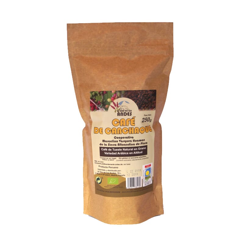 Café De Tueste Natural En Grano Arábica 250g