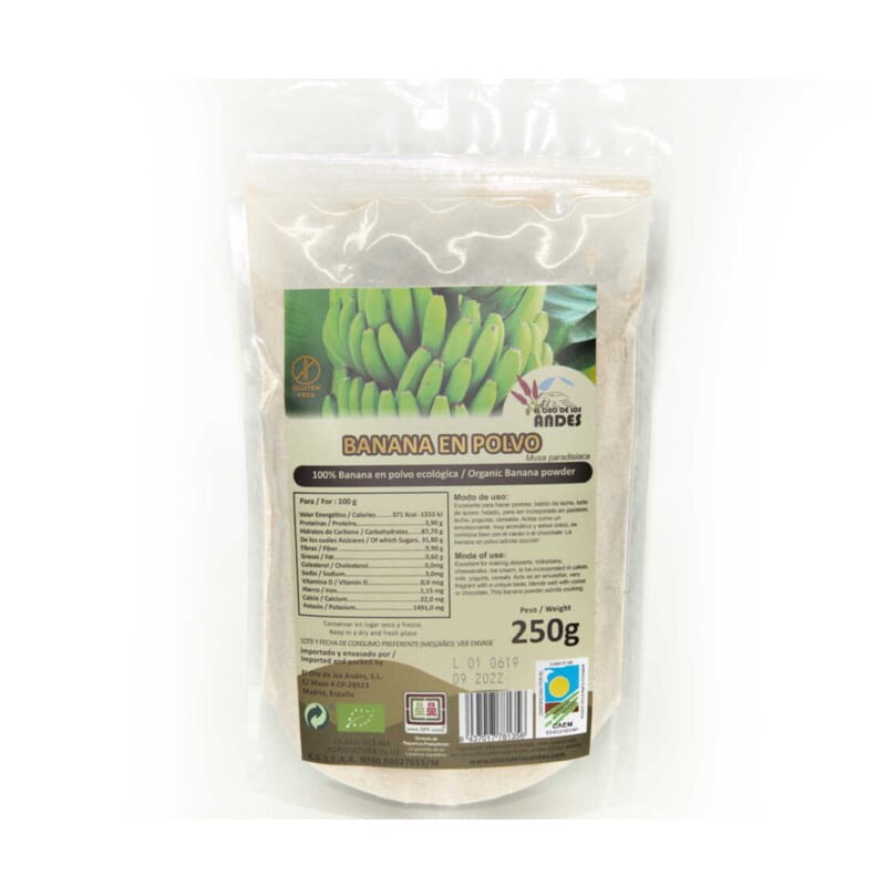 Banana Em Pó 250g