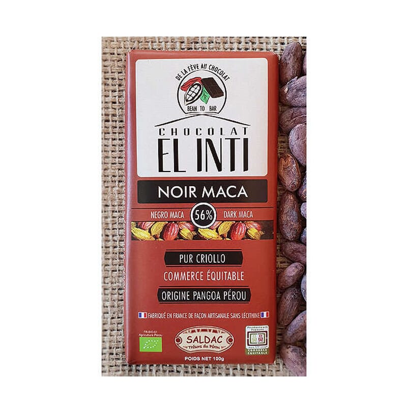 Chocolate Negro Con Maca 100g