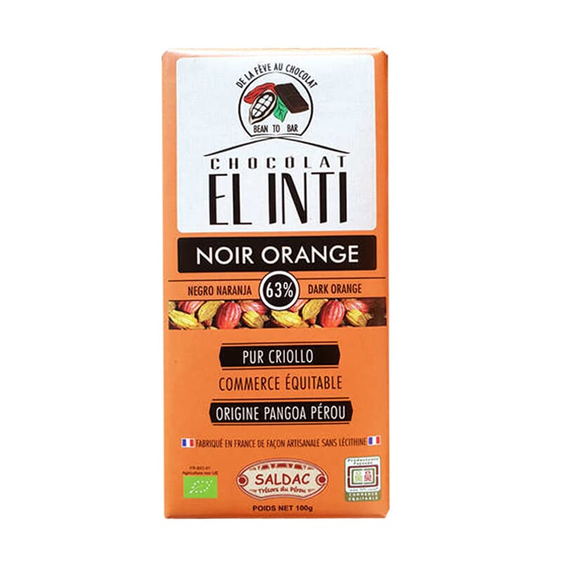 Chocolate Con Naranaja 63% 100g