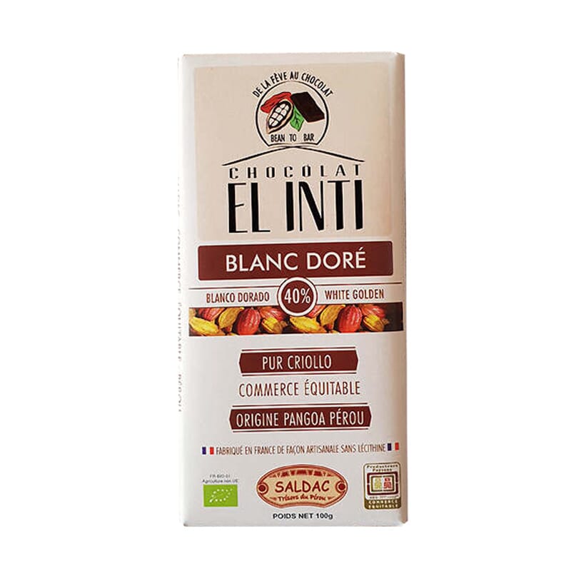 Chocolate Blanco 40% De Cacao 100g