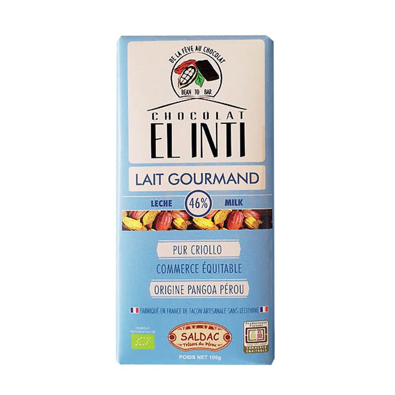 Chocolate Con Leche 46% De Cacao 100g