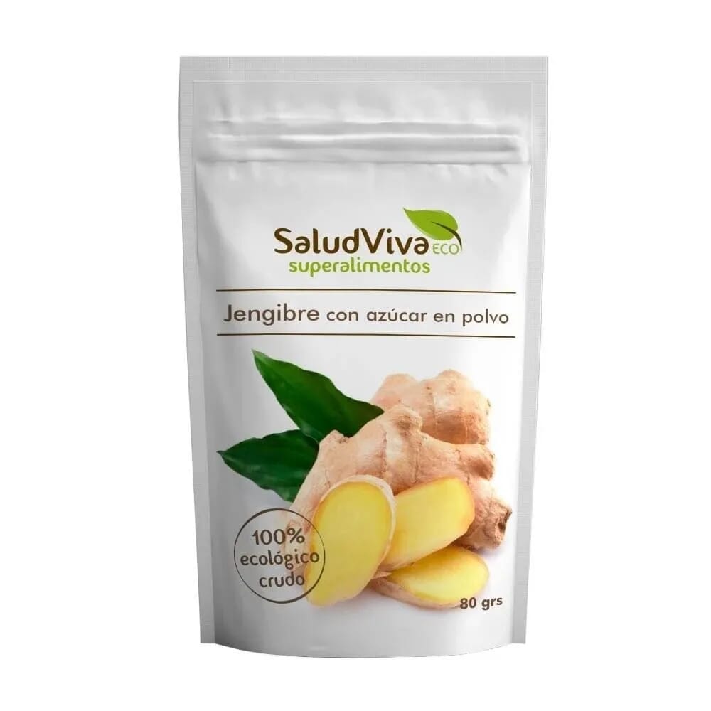 Jengibre Con Azucar En Polvo Eco 80g