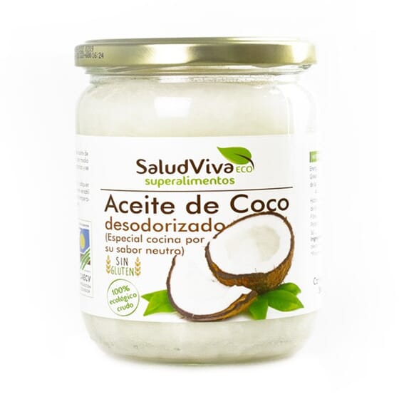 Huile De Coco Désodorisée 565 ml - Salud Viva
