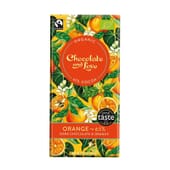 Chocolat Noir à l’Orange 65% Bio 80g de Chocolate And Love