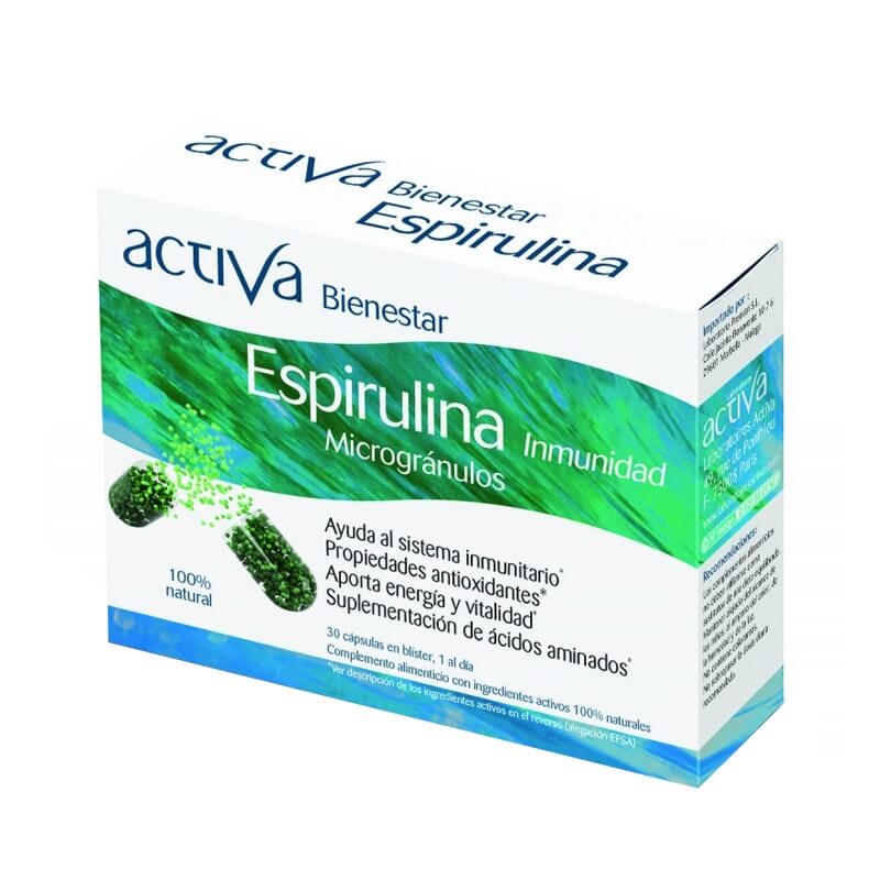 Bienestar Espirulina 30 Caps