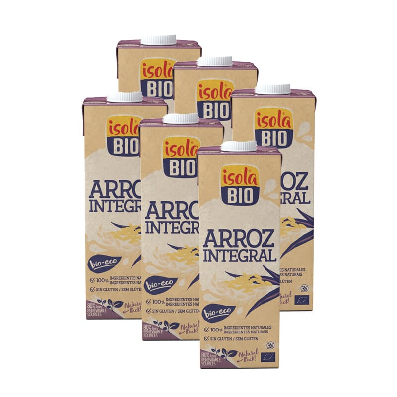 Pack Bebida De Arroz Integral Bio 6 Uds 1 L