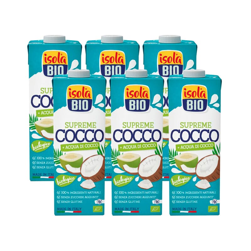 Pack Bebida De Coco Supreme Bio 6 Uds 1 L