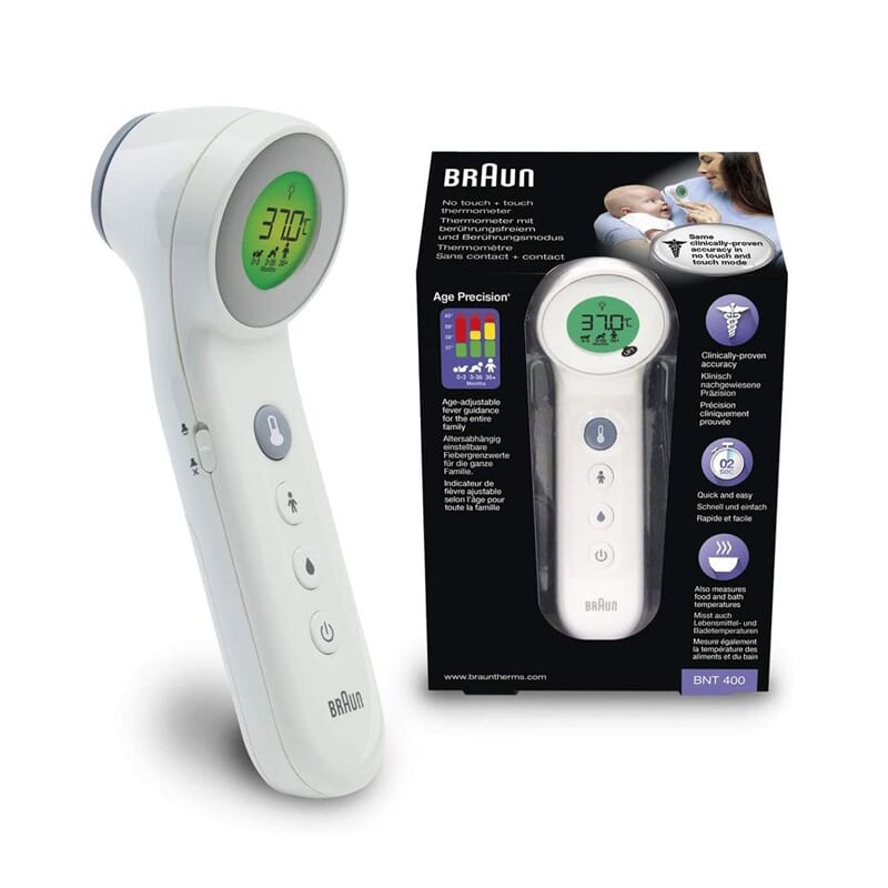Termómetro Braun BNT400 Digital Sem Contacto Testa