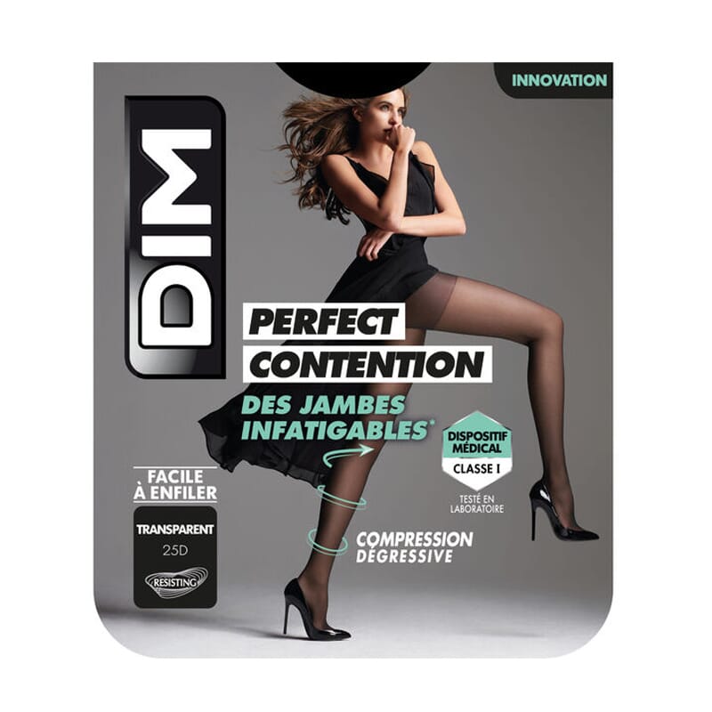 Perfect Contention Transparente Negro Talla 1