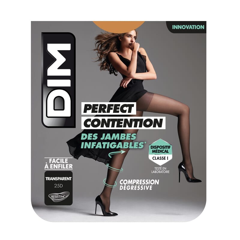 Perfect Contention Transparente Negro Talla 4