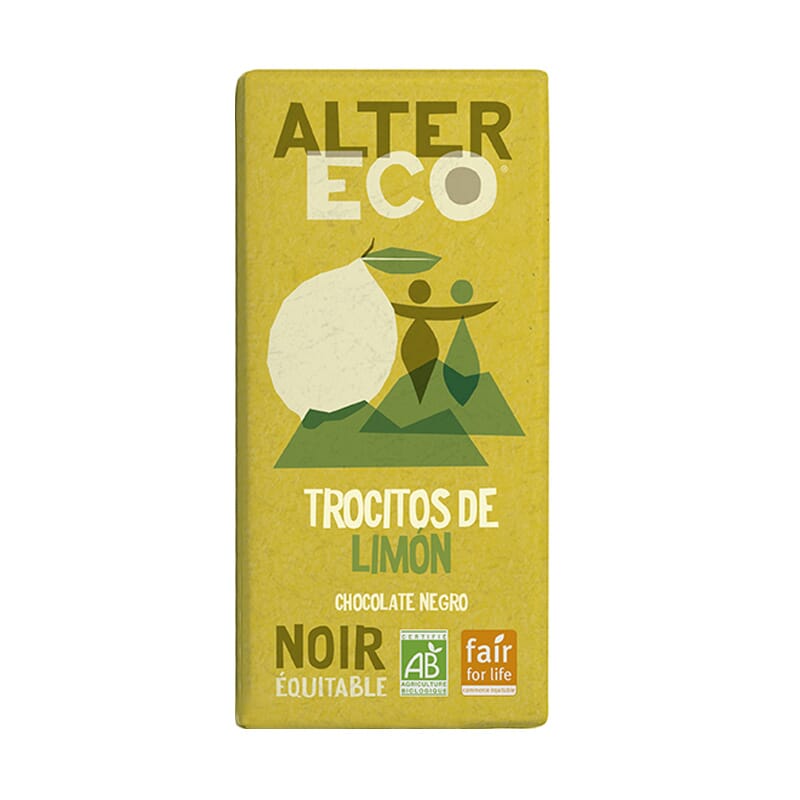 Chocolate Negro Con Limón Bio 100g