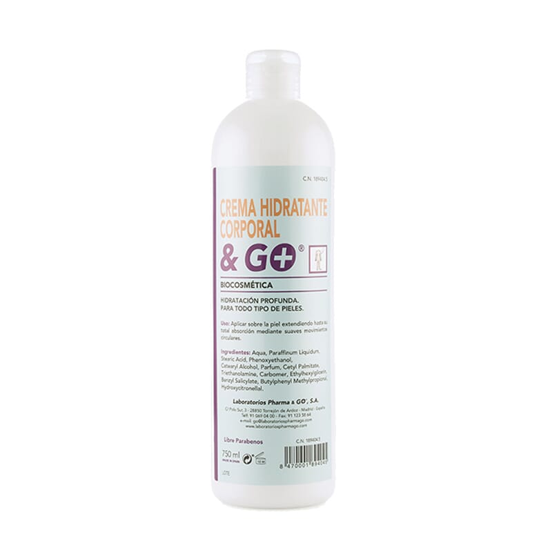 Crema Hidratante Corporal 750 ml