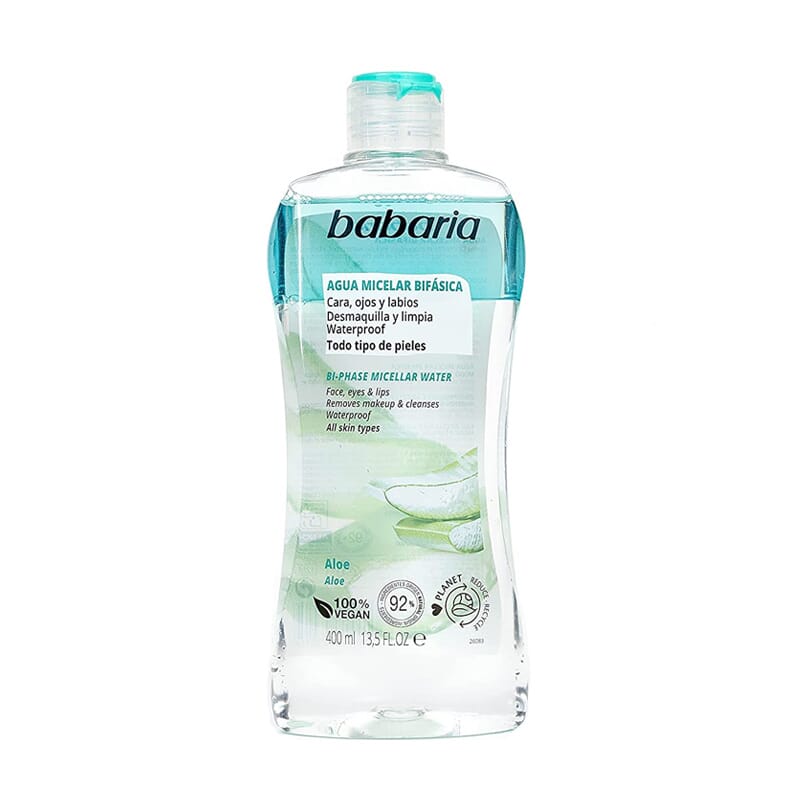 Agua Micelar Bifásica Aloe 400 ml