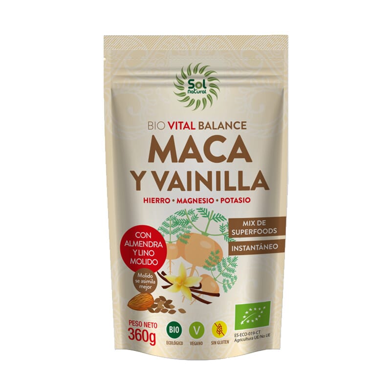 Vital Balance Maca und Vanille Bio 360g